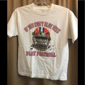 Ink Inc ‘ Play football ‘  Tee size M. Gators tigers Broncos etc. football teams